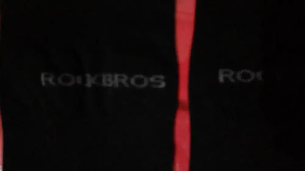 Manset hitam rockbross olahraga joging lari sepeda