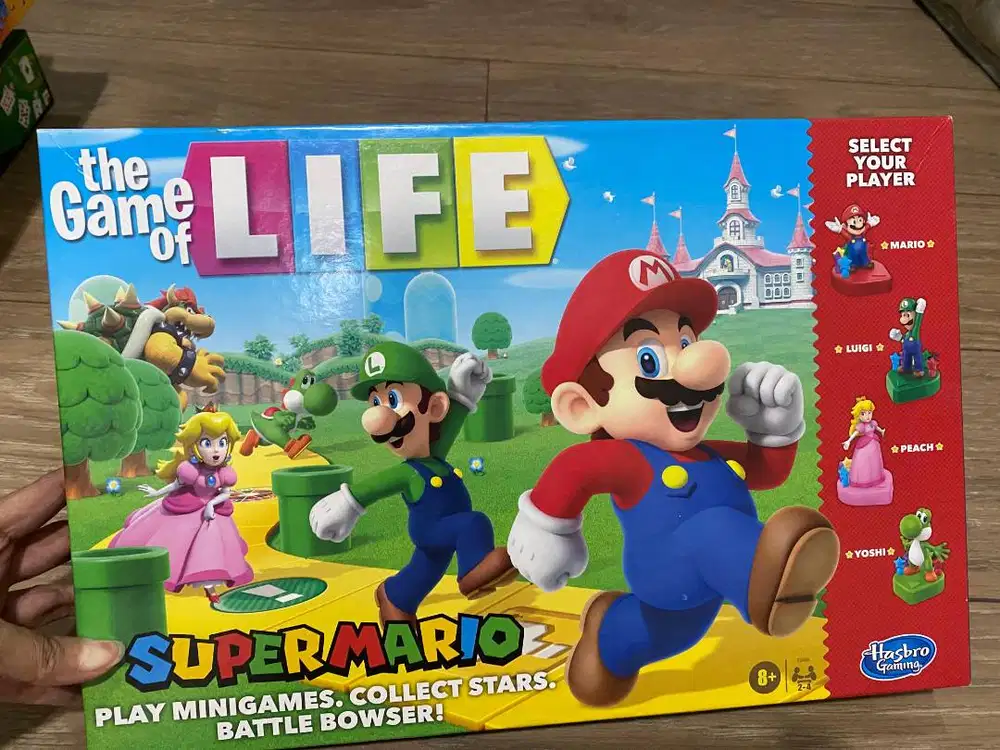 Hasbro The Game of Life SUPER MARIO Edition Board Game Original