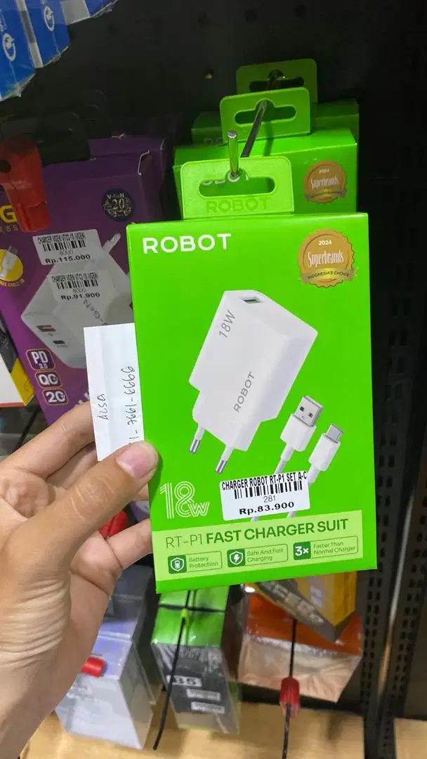 CHARGER ROBOT RT-P1 SET A-C