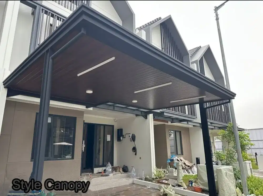 Kanopi alderon minimalis