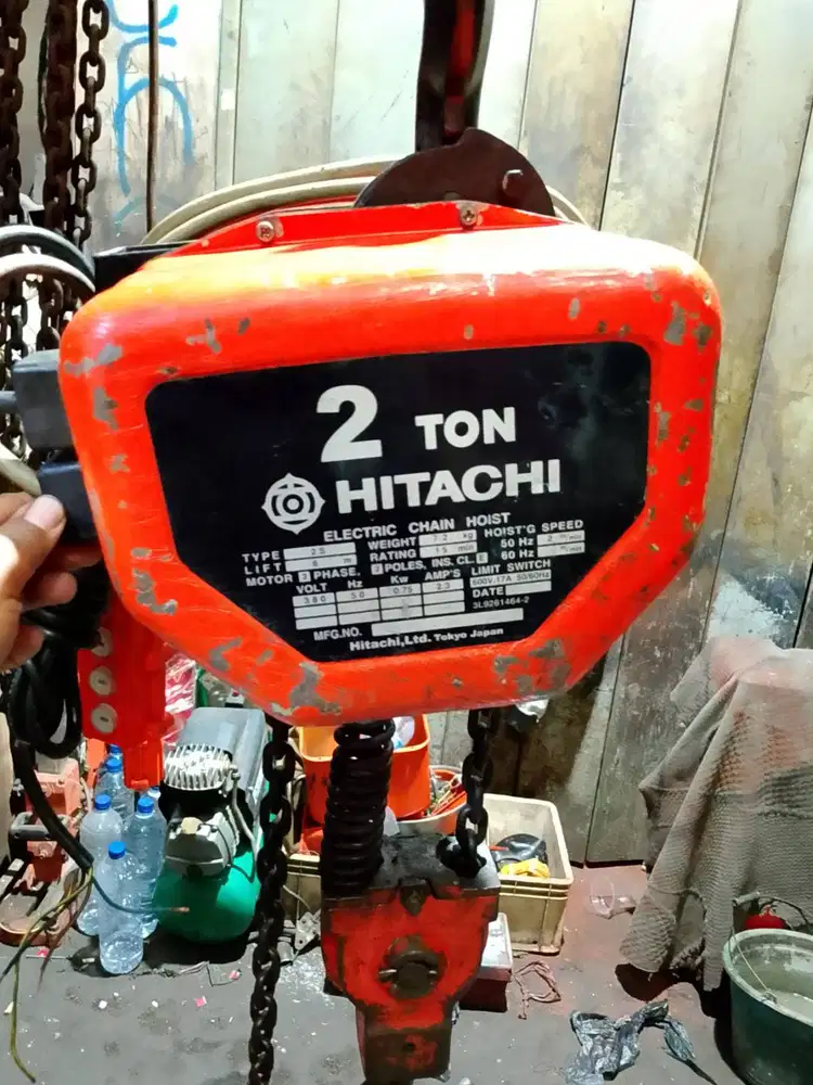 electric hoist chain hitachi 2 ton