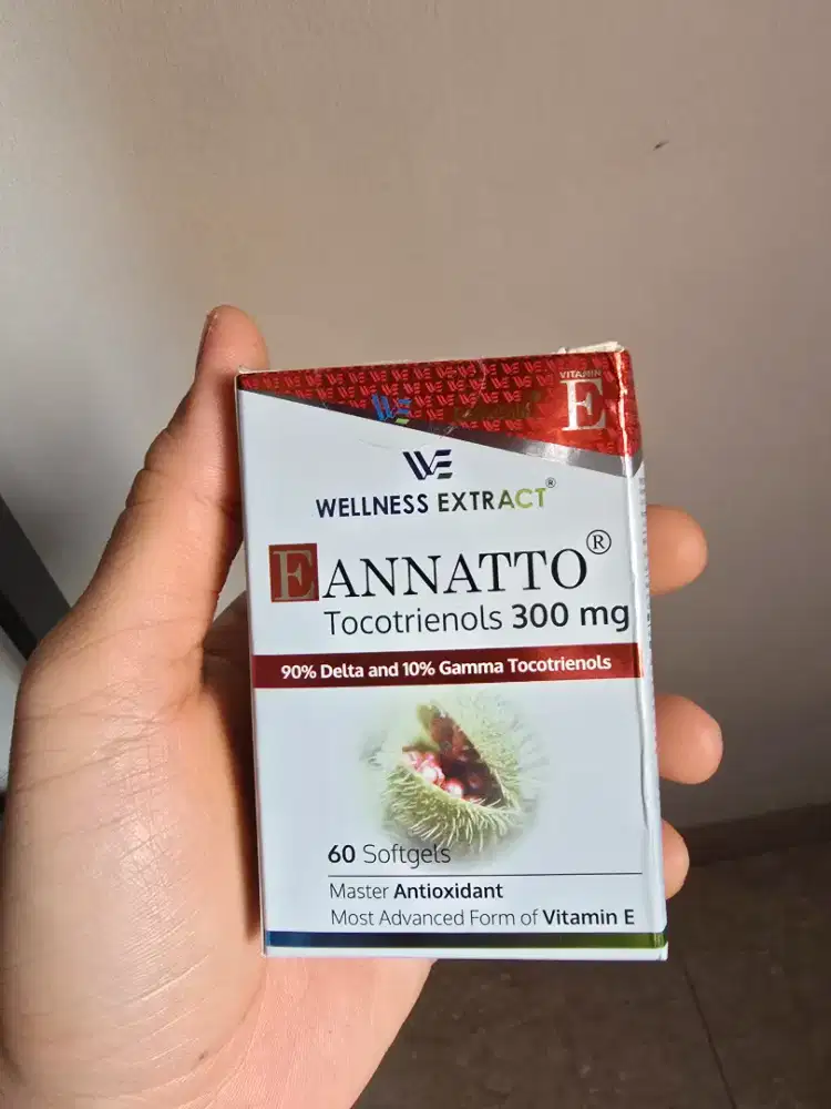 Vitamin E wellness extract 300mg tocotrienols original 60 pcs