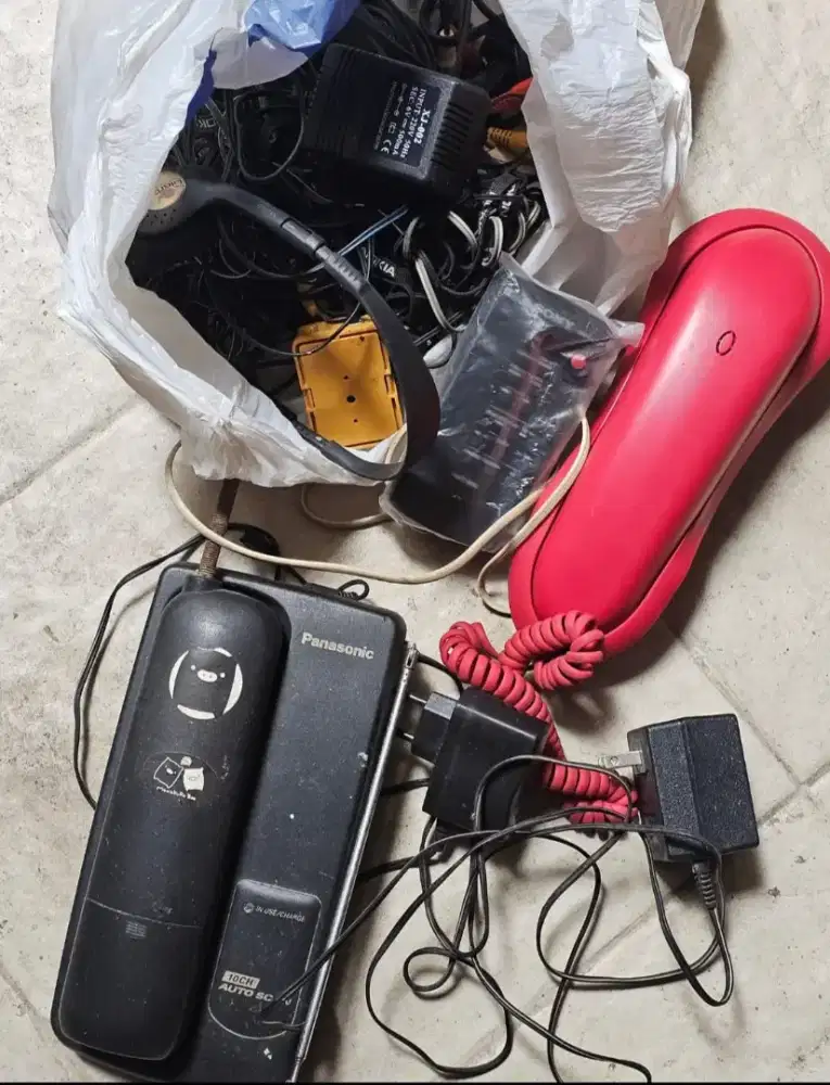 Telepon wireless rumah elektronik kabel