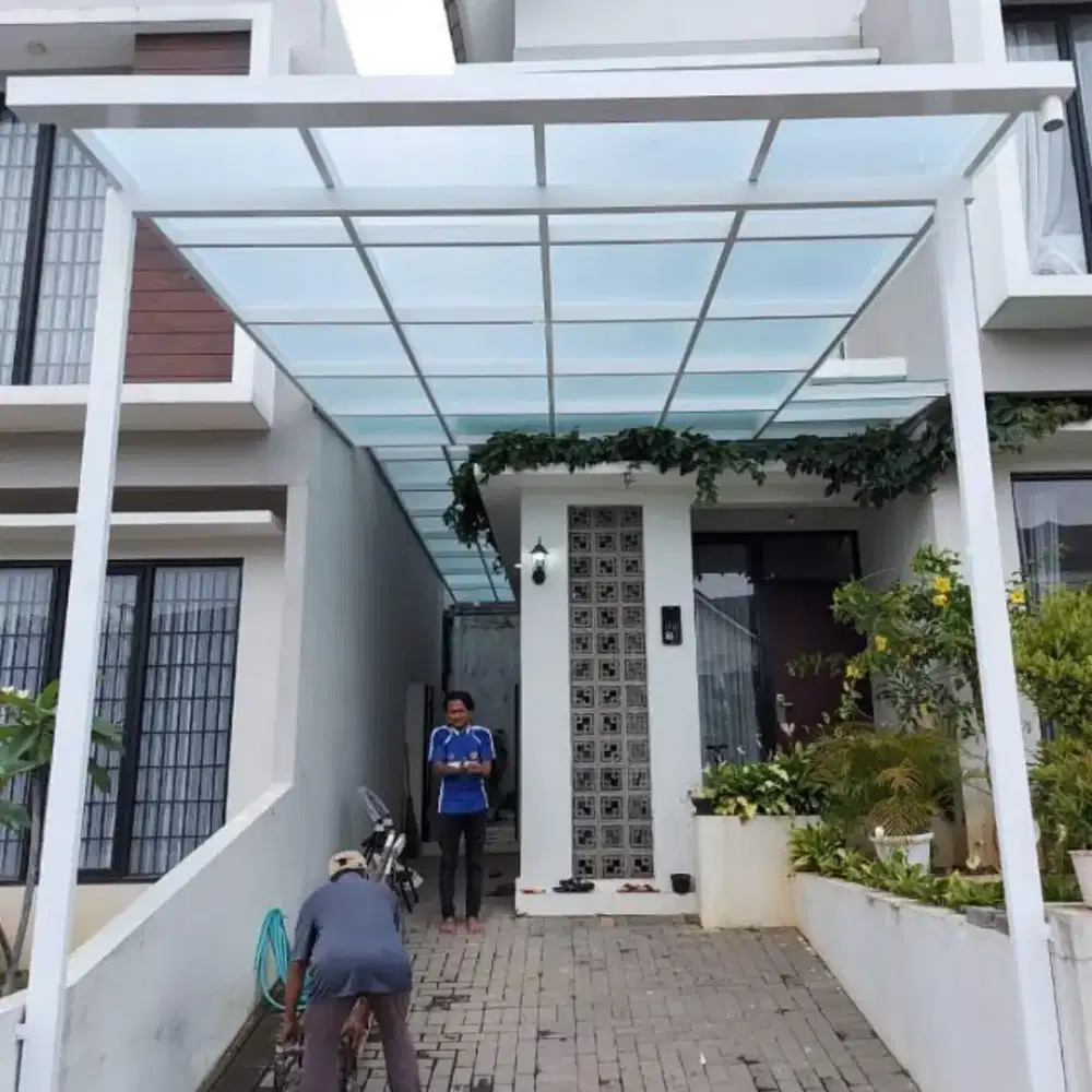 Kanopi rumah model modern