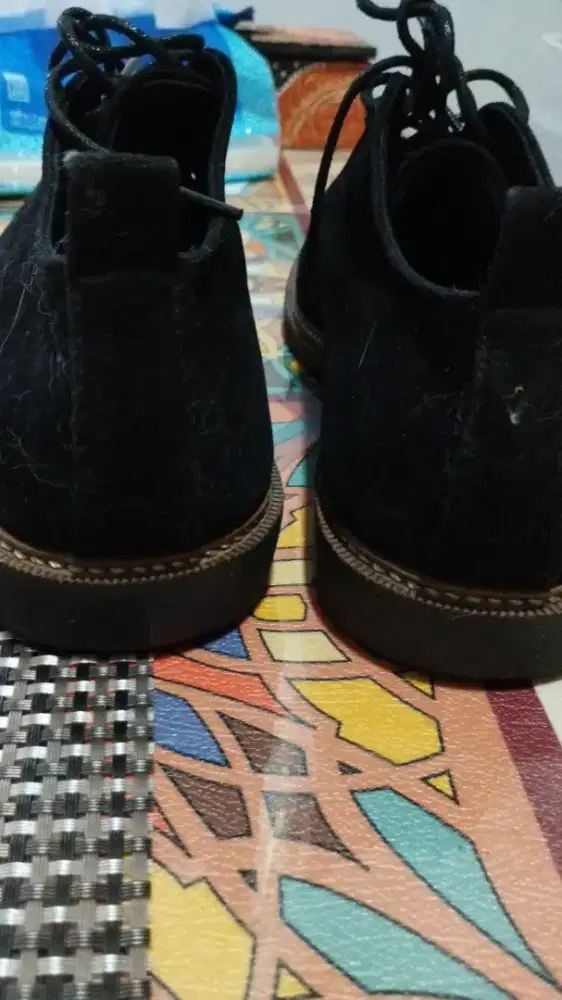 Sepatu formal kulit suede semi formal size 41