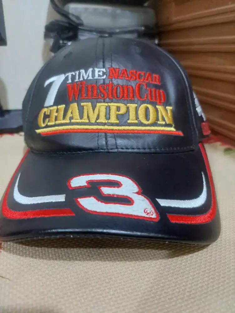 Topi Vintage Nascar bahanya Kulit