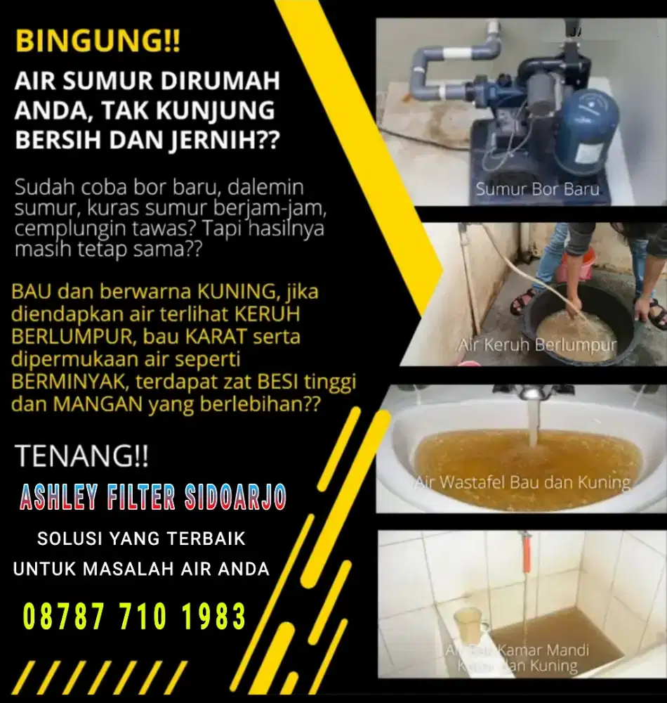 Filter air tanah sumur bor