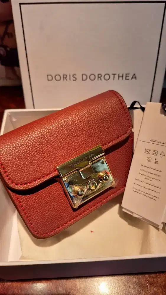 Jual Rugi - Hand Bag Giana Mini - Maroon selempang wanita