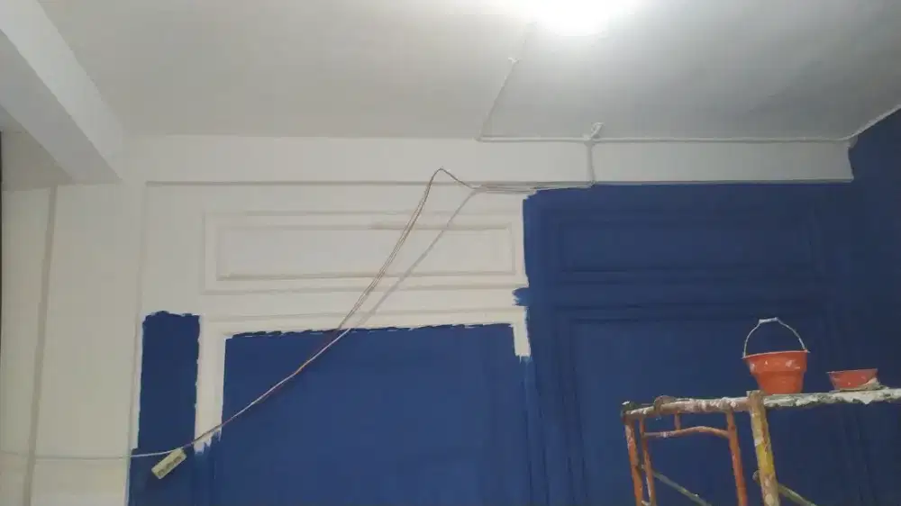 Wallmolding dan plafon pvc,cat dinding,partisi,