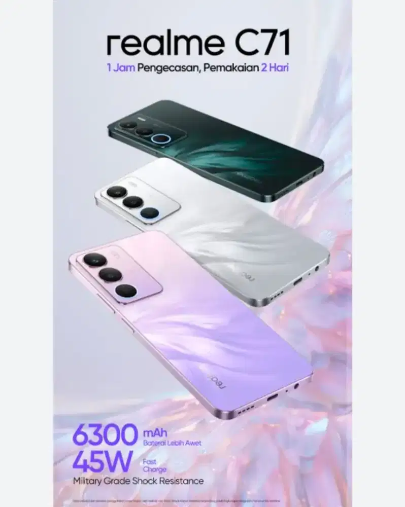 Realme C71 RAM 4/6/8+128GB