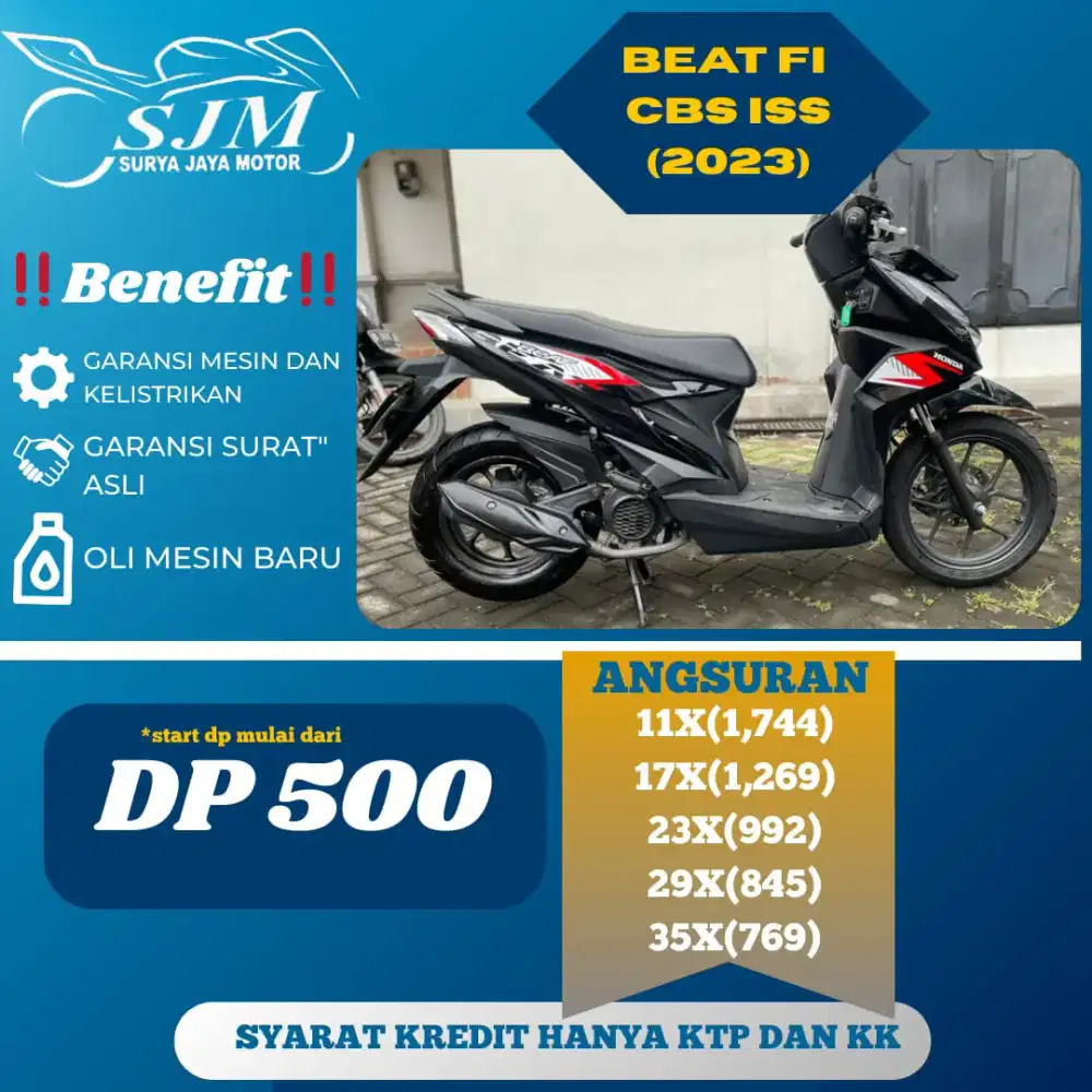 Beat CBS 2023 Gratis balik nama DKI