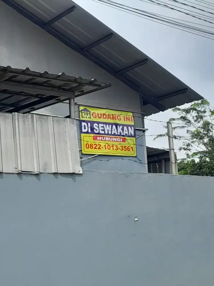 Di sewakan gudang untuk usaha
