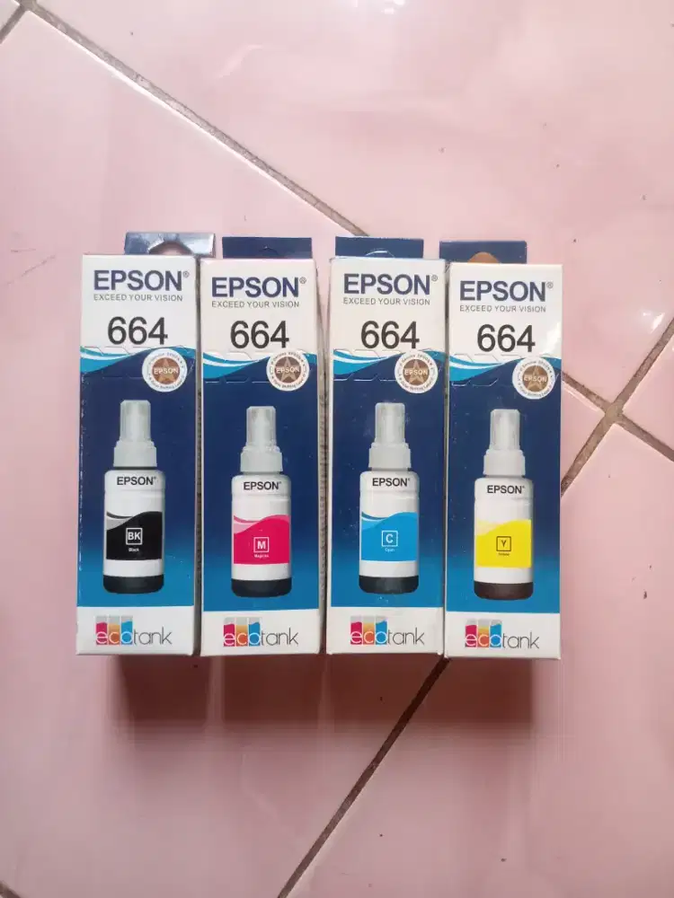 1 SET TINTA EPSON 664 C,M,Y,K
