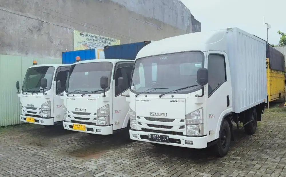 minimal 2 unit MURAH CDE isuzu elf NLR 55 TX box besi 2020 bok NLR55
