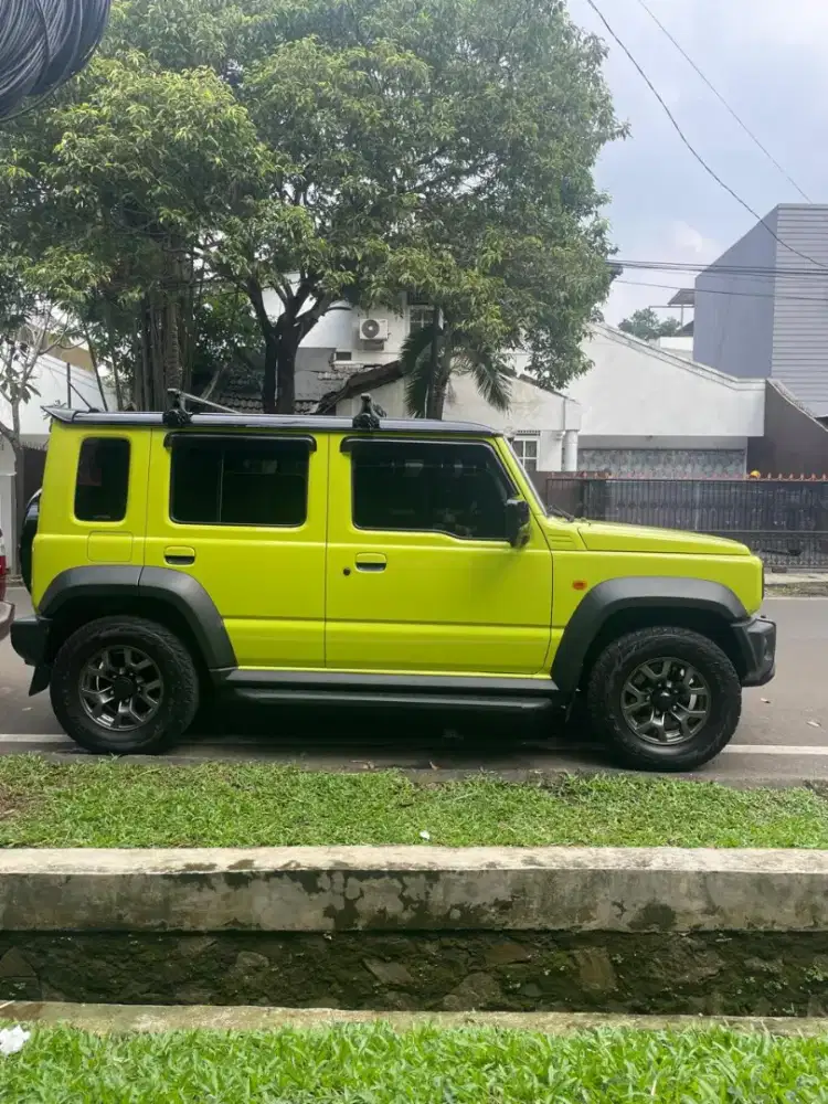Ban, roof bar, cover ban serep dan carpet bagasi jimny