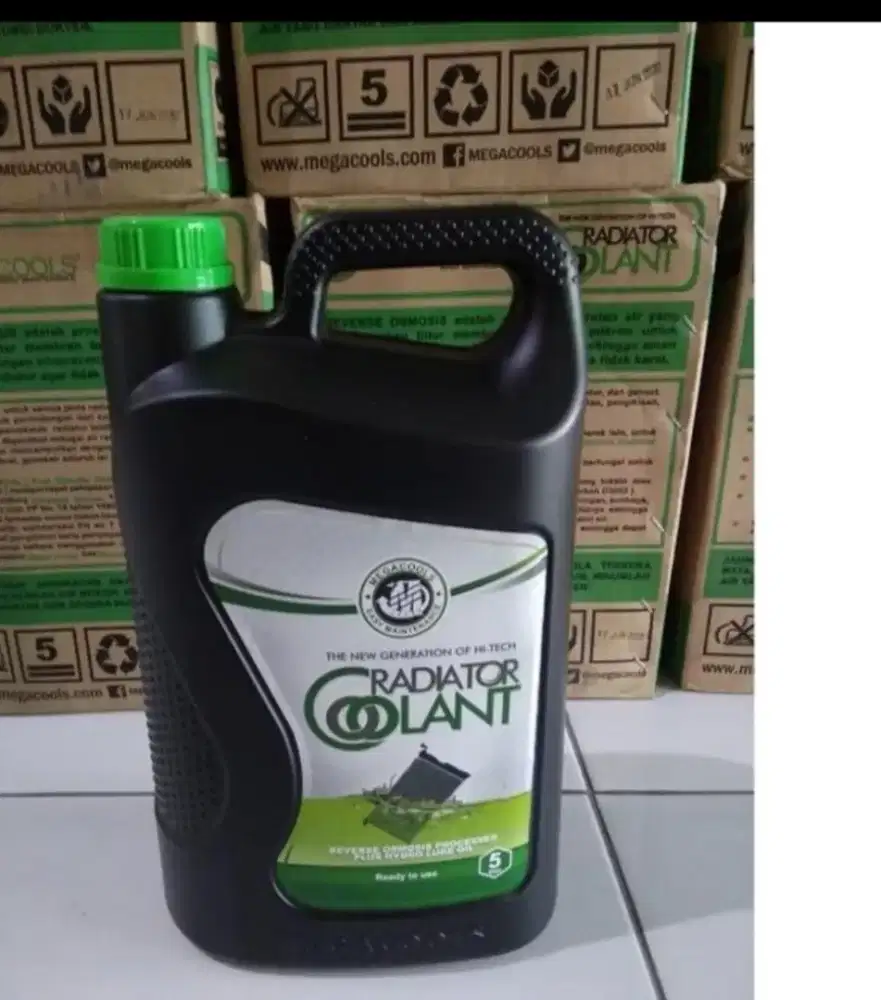 Radiator Coolant Megacools Hijau 5L Aman dan Berkualitas