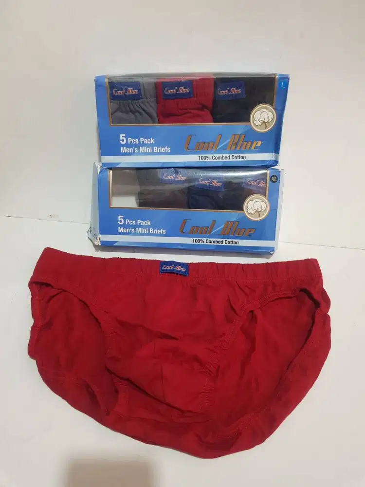 celana dalam brief men laki laki cool blue 100% cotton