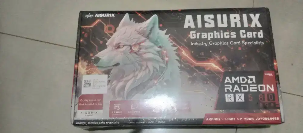 Dijual GPU/VGA AMD Radeon RX 580 2048SP 8GB 256 Bit Kondisi Baru
