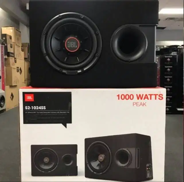 Subwoofer Aktif Mobil JBL 10 Inch S2 1024SS