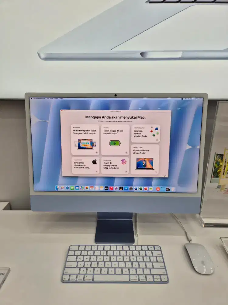 iMac 24 inci  Layar Retina 4.5K Hemat s/d 500.000