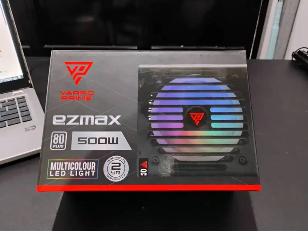 PSU VARRO PRIME EZMAX 500 WATT 80+ RGB POWER SUPPLY