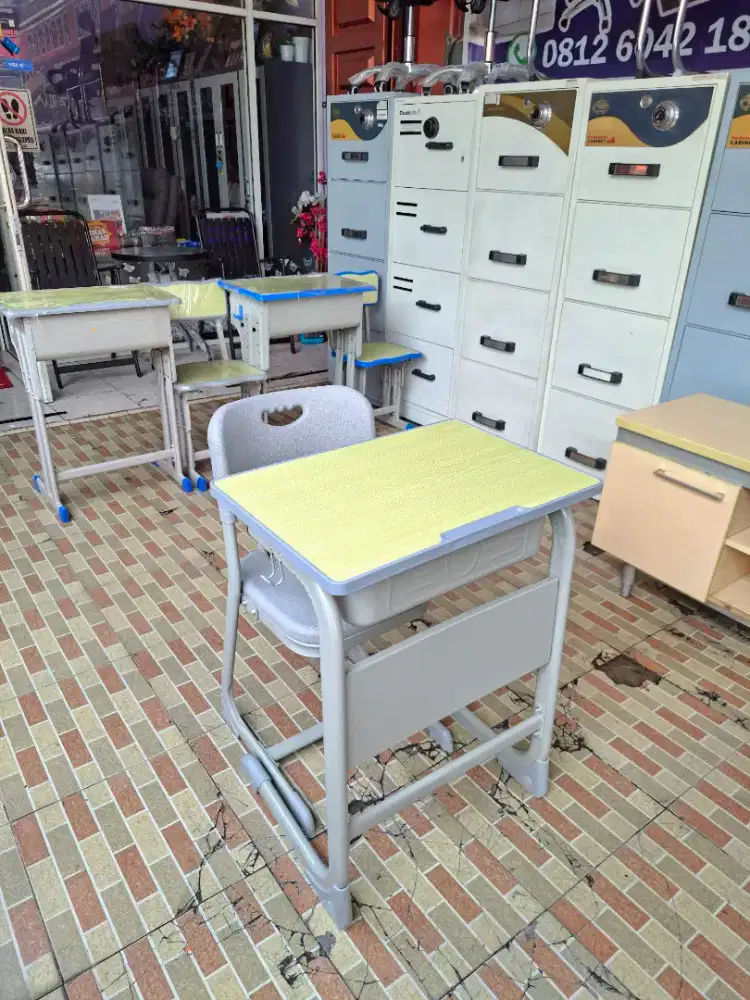 meja siswa set / meja belajar set