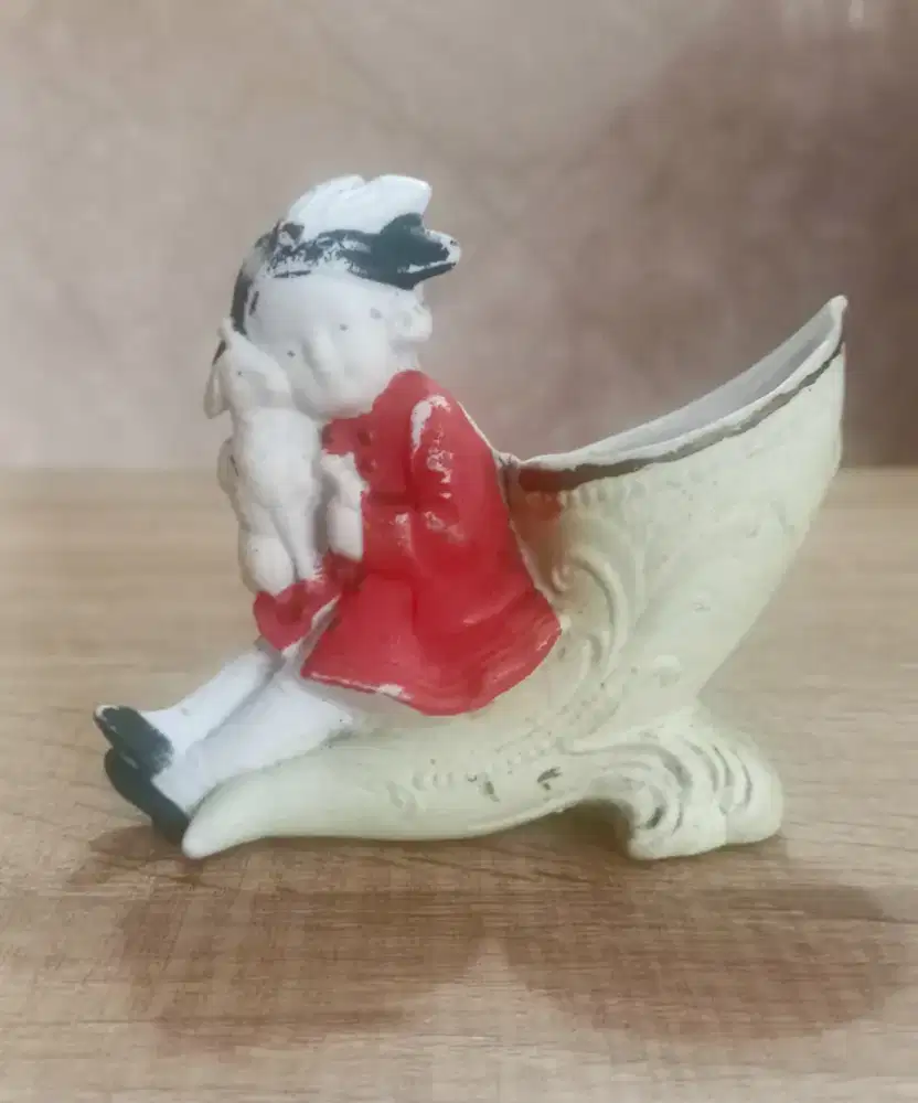 Boneka Pop Figure Pirate Boy & Rabbit Antik - Germany