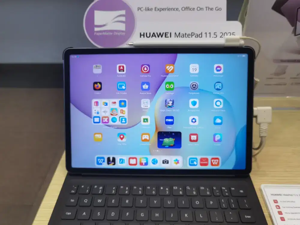 Huawei matepad 11,5 25  free keyboard garansi 2tahun cashback 200k