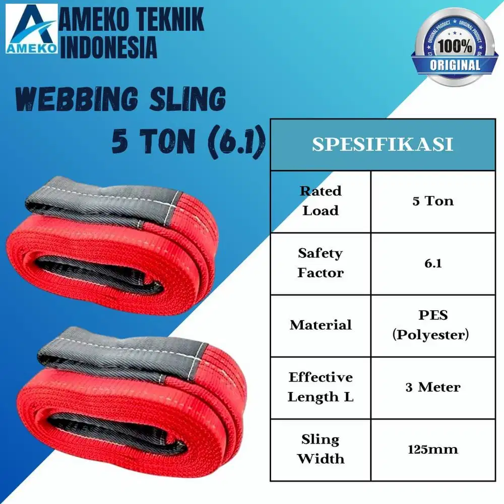 WEBBING SLING 5 TON (6.1) - AMEKO