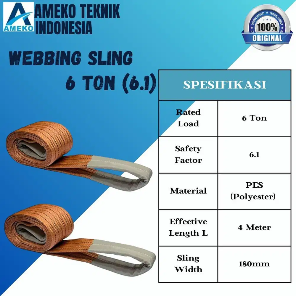 WEBBING SLING 6 TON (6.1) - AMEKO