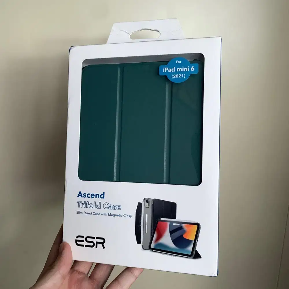 Case ESR iPad Mini 6 & 7 – Forest Green | Slim, Original, Elegan!