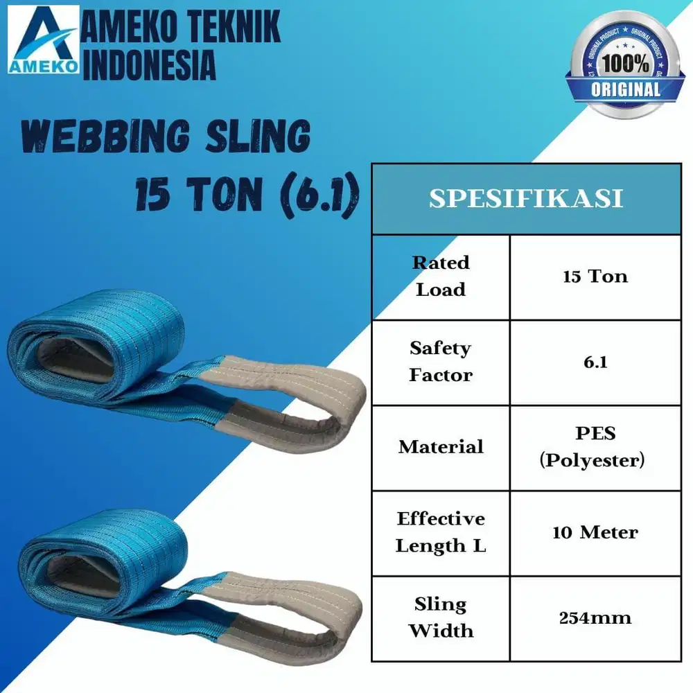WEBBING SLING 15 TON (6.1) - AMEKO