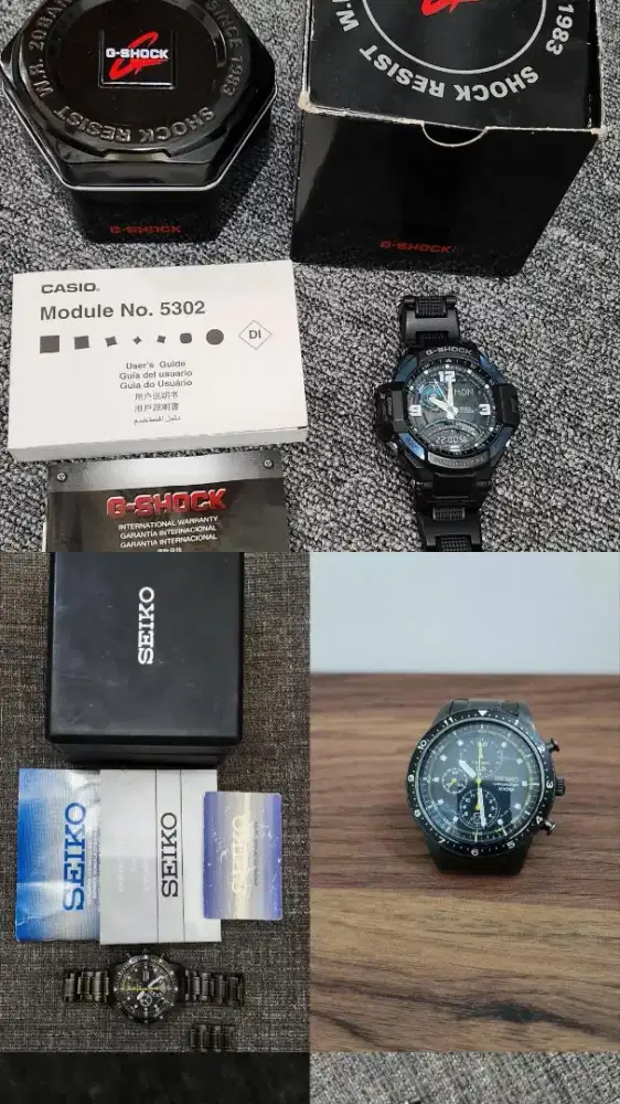 Gshock & Seiko BUNDLING
