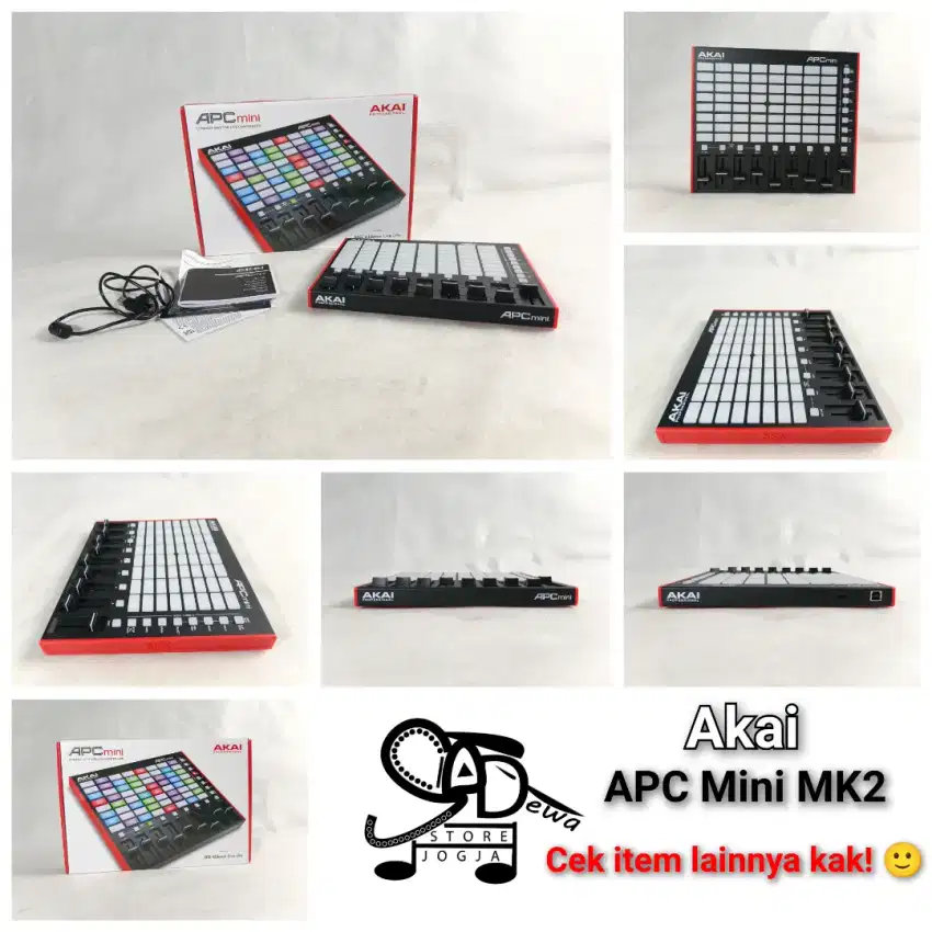 AKAI APC MINI MK2 MIDI CONTROLLER CONTROL SURFACE ABLETON LIVE MKII