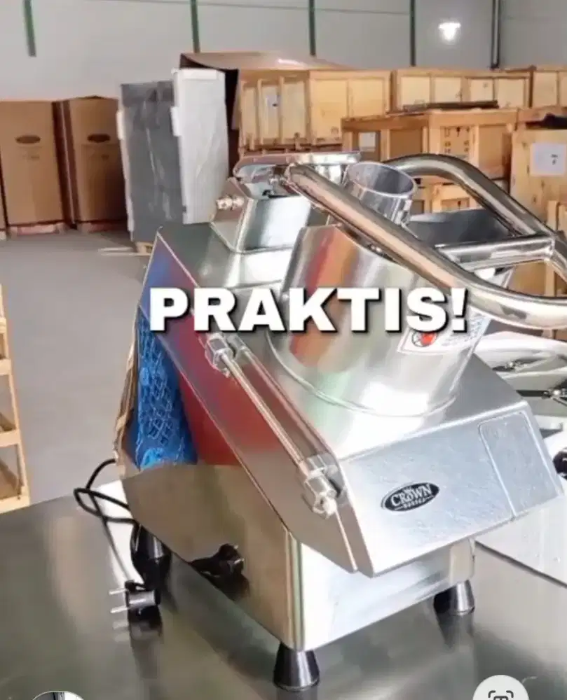 Mesin Pemotong Pengiris Sayuran Vegetable Cutter Crown VC300