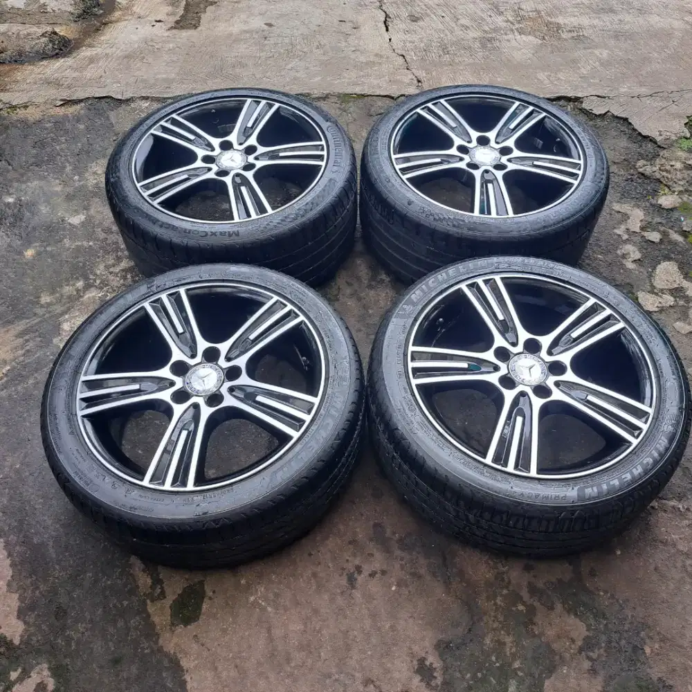 Velg dan ban ring 17 mercy original mercedes  benz c200