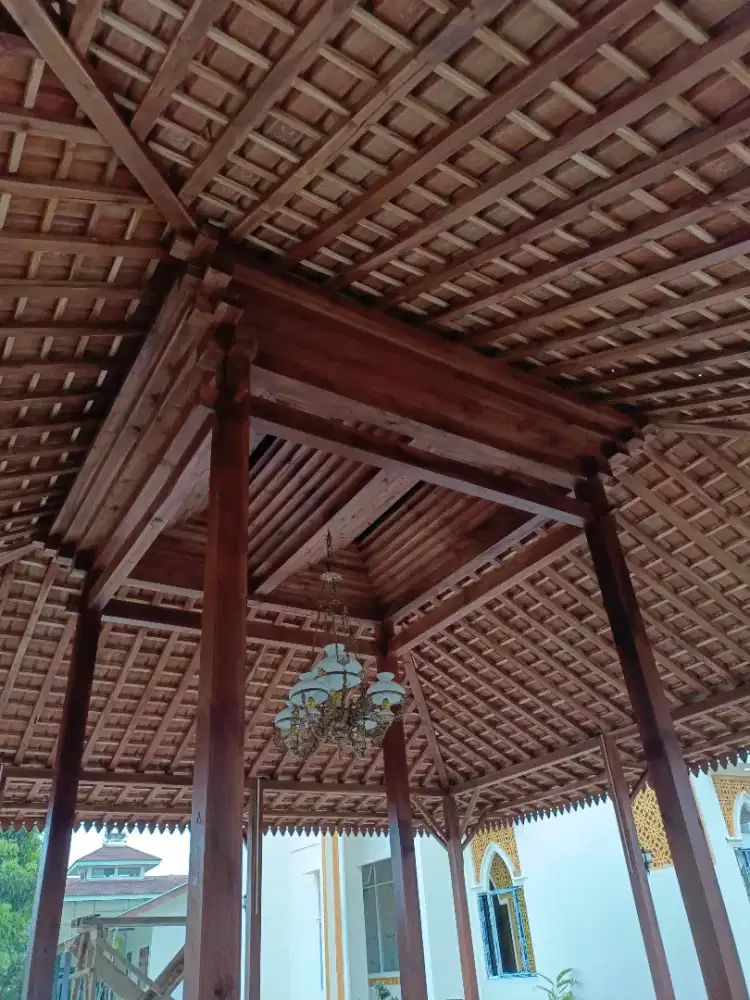 Open order JOGLO kayu jati baru sprti lawas