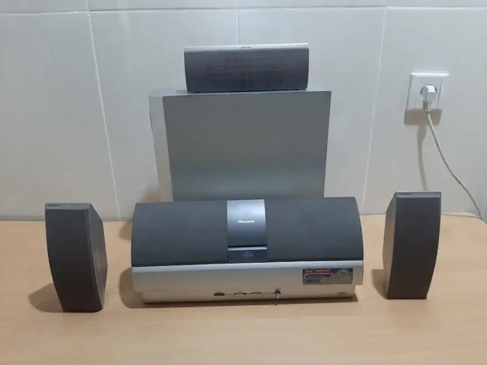 Speaker Audio Pioneer Home theater lengkap