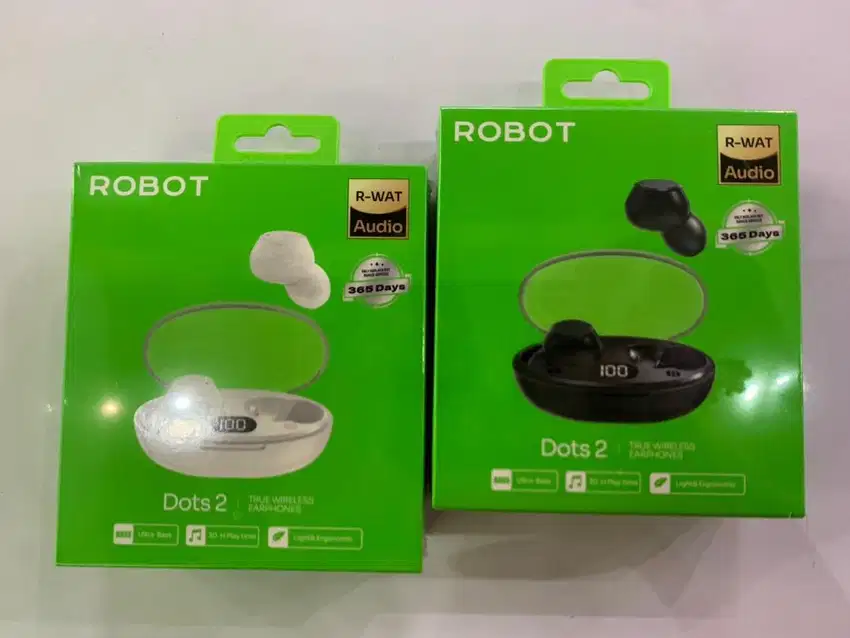 Robot tws dots 2 headset bluetooth wireles