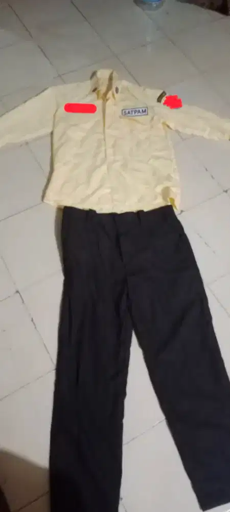 Seragam Security PDL masih baru