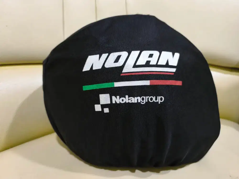 Helm Nolan N87 Emblema N-Com Full Face (Flat Black)