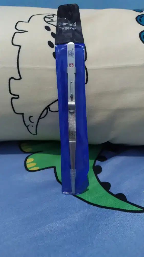 Pinset/Tweezer Original Swiss Auto Lock penjepit Batu permata/Berlian