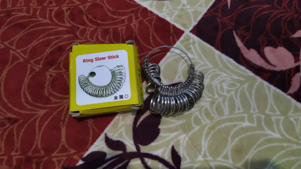 Alat ukur Size Cincin/Lingkar Jari