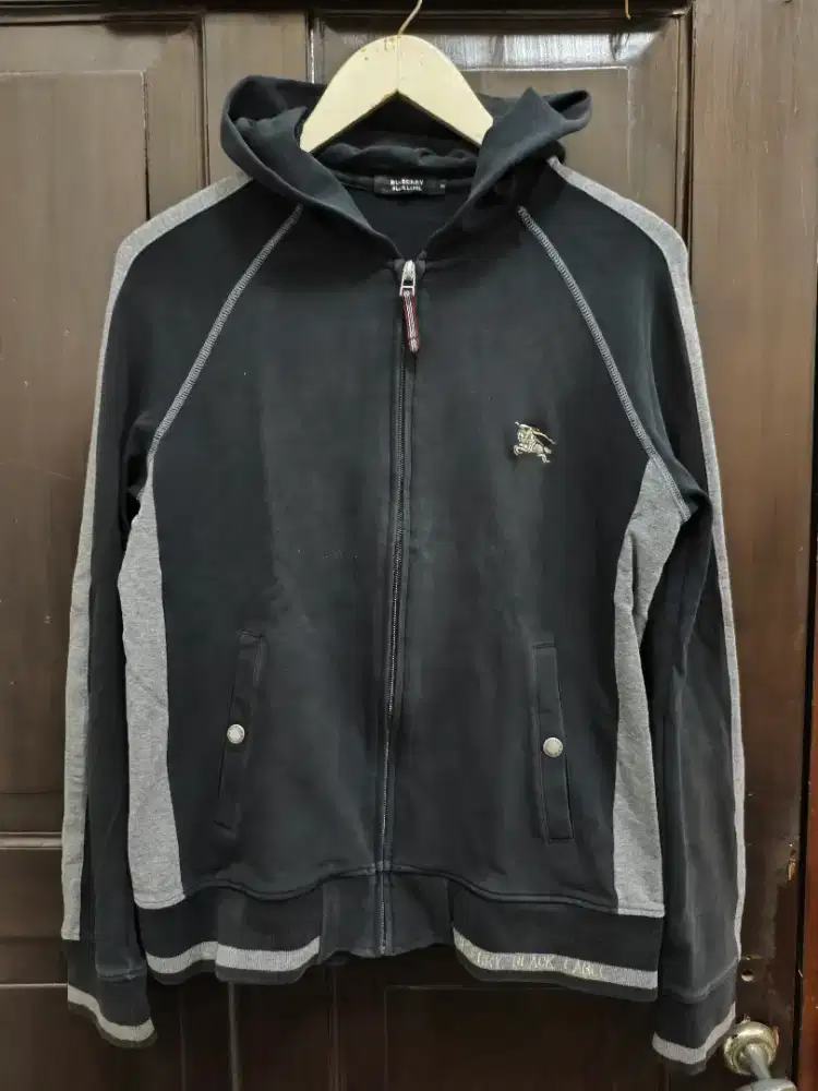 Burberry Black Label Hoodie Full Zip Long Sleeve original authentic
