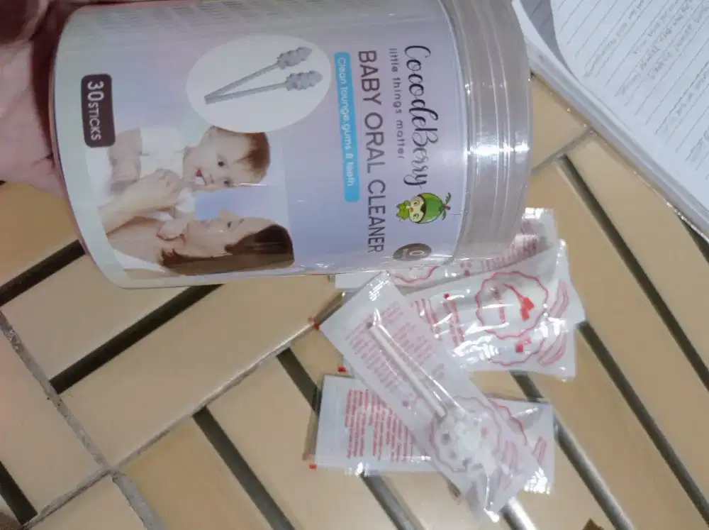 Pembersih lidah bayi baby oral cleaner isi 27 pcs