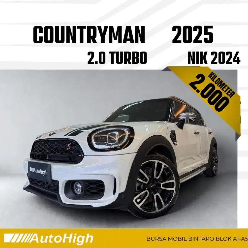 DP10% [Km2.000] Mini Cooper Countryman 2.0 S 2024 Reg 2025 #AUTOHIGH