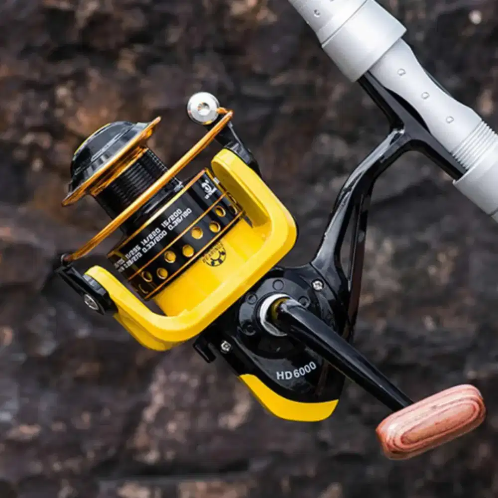 Lieyuwang HD6000 Reel Gulungan Pancing 12 Ball Bearing