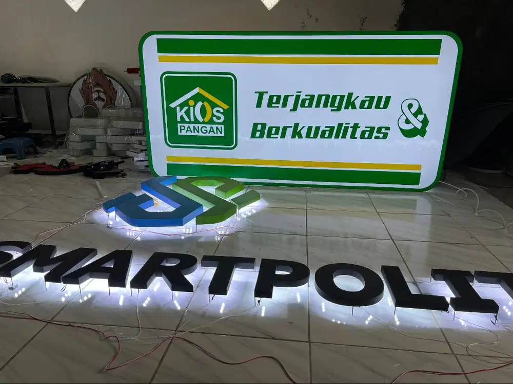 Jasa Neon Box Huruf Timbul Bandung