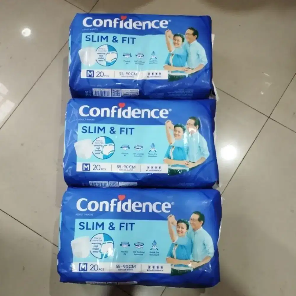 Popok Dewasa & orangtua mereka Confidence adult pants size M isi 20pcs