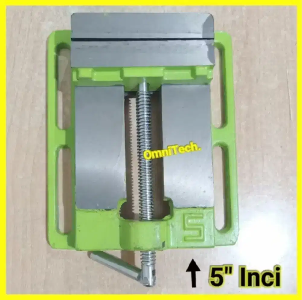 Drill Press Vise Jepit Catok Ragum Besi 5 Inci Presisi Bor Duduk
